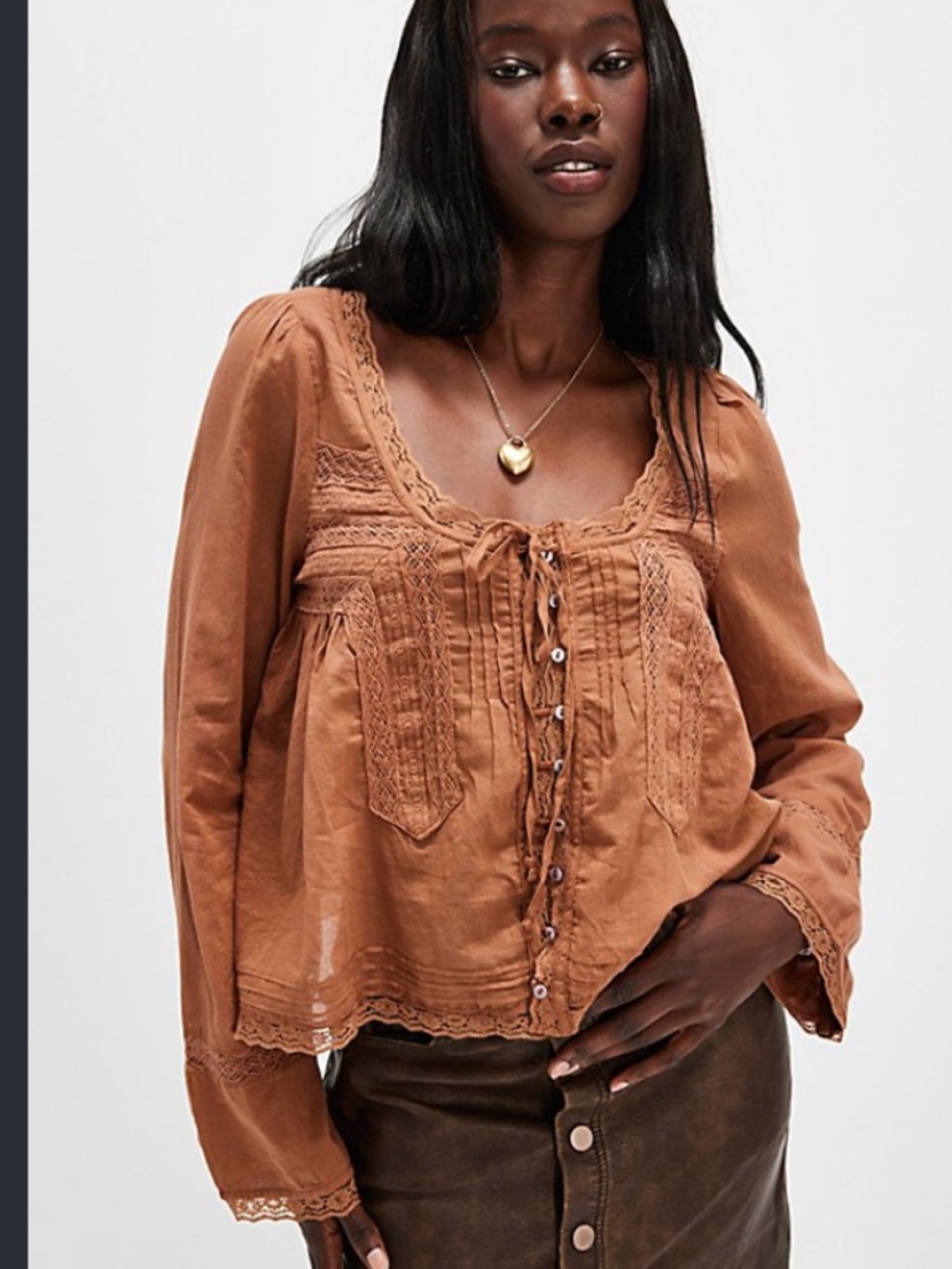FREE PEOPLE FOREVERMORE BLOUSE